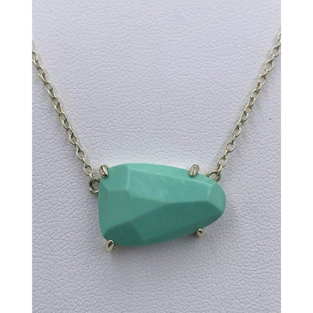 KENDRA SCOTT Isla 14k Gold Plated Magnesite Pendant Necklace